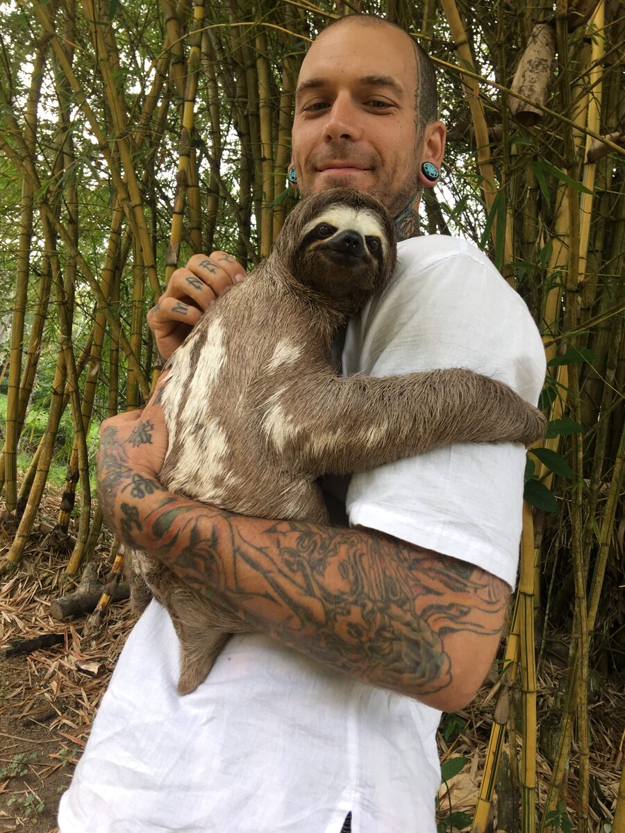 Rich with a sloth
